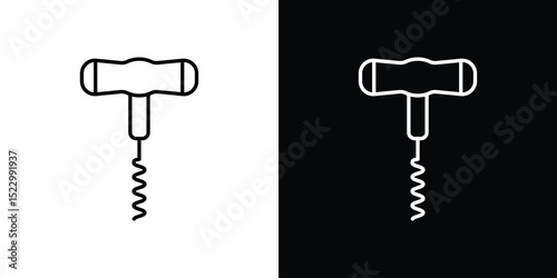 Corkscrew icon Graphic vector set for ui design