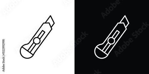 Cutter icon Graphic vector set for ui design