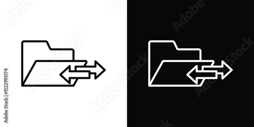 Data transfer icon Graphic vector set for ui design
