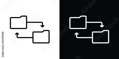Data transfer icon Graphic vector set for ui design