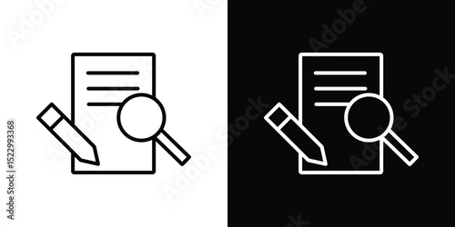Defining icon Graphic vector set for ui design