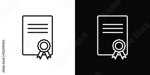 Diploma icon Graphic vector set for ui design