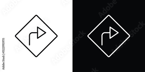Directions icon Graphic vector set for ui design