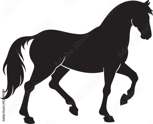 horse black silhouette,horse black vector
