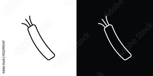 Electric cable icon Graphic vector set for ui design
