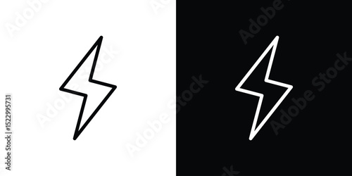 Electricity icon Graphic vector set for ui design