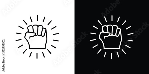 Empowerment icon Graphic vector set for ui design