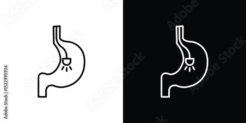 Endoscopy icon Graphic vector set for ui design