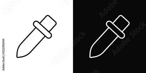 Eye dropper icon Graphic vector set for ui design