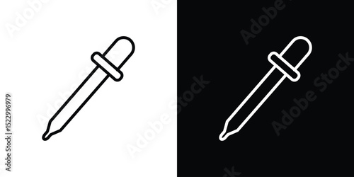 Eye dropper icon Graphic vector set for ui design
