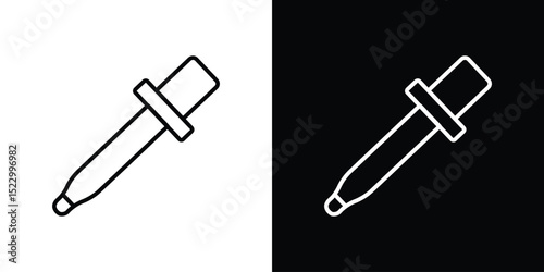 Eye dropper icon Graphic vector set for ui design