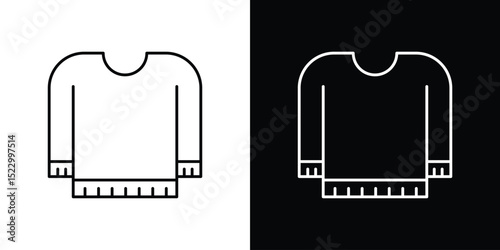 Female sweater icon Graphic vector set for ui design
