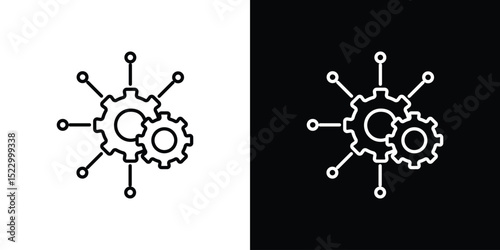 Frameworks icon Graphic vector set for ui design