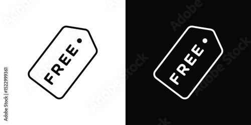 Free tag icon Graphic vector set for ui design