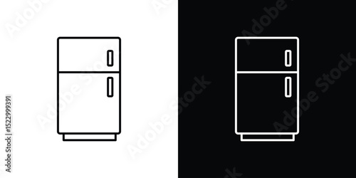 Fridge icon Graphic vector set for ui design