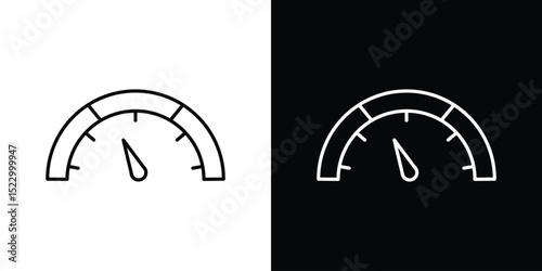 Gauge icon Graphic vector set for ui design