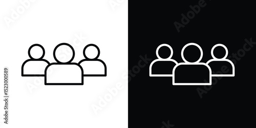 Group icon Graphic vector set for ui design