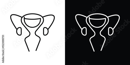 Gynecology icon Graphic vector set for ui design