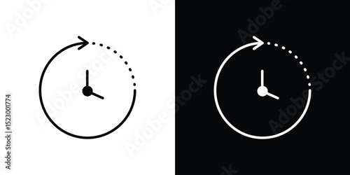 History icon Graphic vector set for ui design