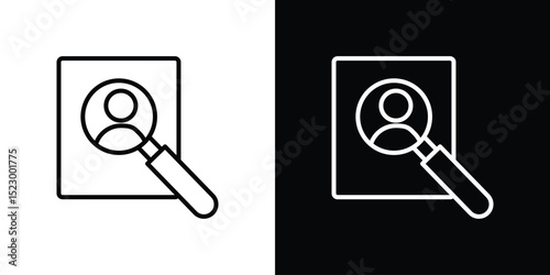 Hiring icon Graphic vector set for ui design