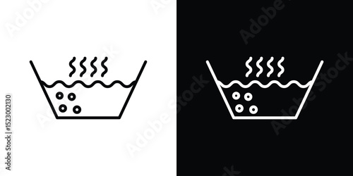 Hot Water icon Graphic vector set for ui design