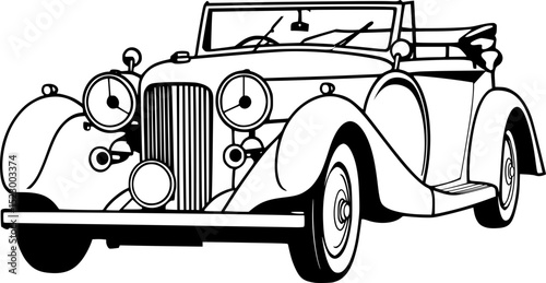 classic luxury european car 