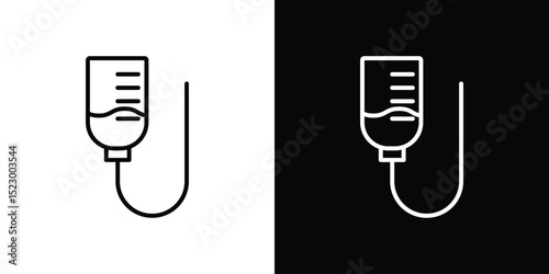 IV drip icon Graphic vector set for ui design