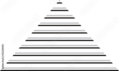 abstract simple black grey triangle line pattern can be used background.