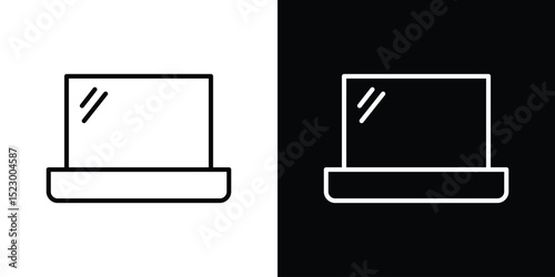 Laptop icon Graphic vector set for ui design