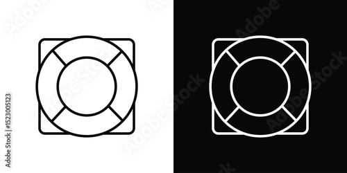 Life buoy icon Graphic vector set for ui design