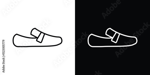 Loafer icon Graphic vector set for ui design