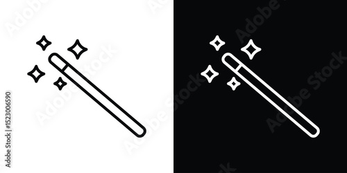 Magic wand icon Graphic vector set for ui design
