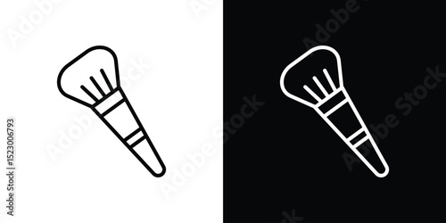 Makeup brush icon Graphic vector set for ui design