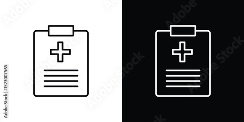 Medical insurance icon Graphic vector set for ui design