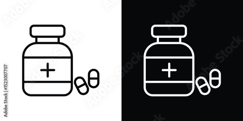 Medicine icon Graphic vector set for ui design