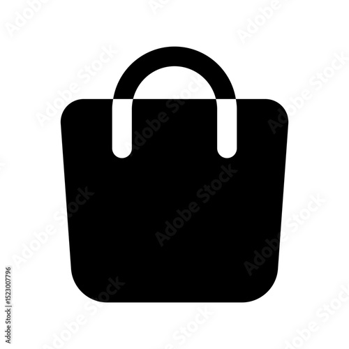 bag glyph icon