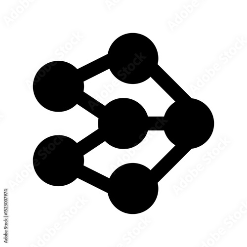 neural network glyph icon