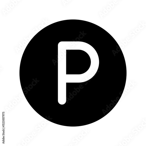 parking area glyph icon
