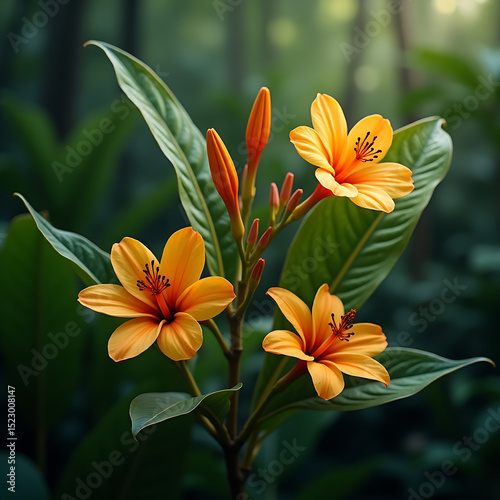 orange lily flower