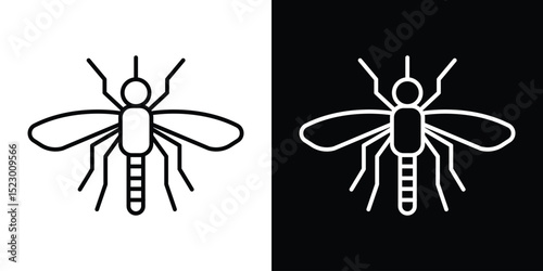 Mosquito icon Graphic vector set for ui design