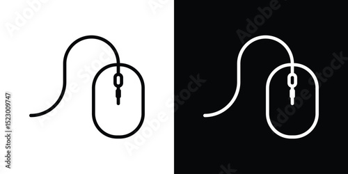 Mouse icon Graphic vector set for ui design