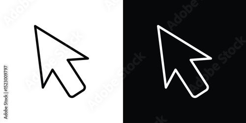 Mouse icon Graphic vector set for ui design
