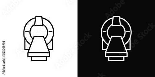 MRI icon Graphic vector set for ui design