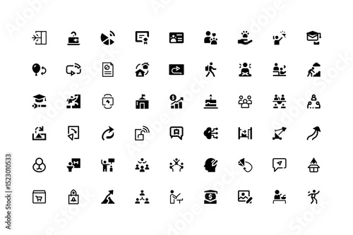 
Original name Currency exchange, financial growth icon set.