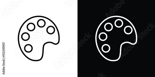 Palette icon Graphic vector set for ui design