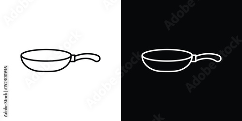 Pan frying icon Graphic vector set for ui design