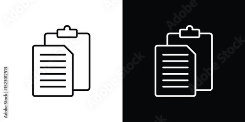 Paste icon Graphic vector set for ui design