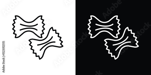 Pasta icon Graphic vector set for ui design
