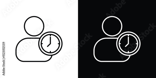 Patience icon Graphic vector set for ui design