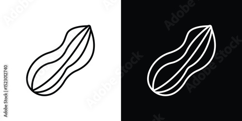 Peanut icon Graphic vector set for ui design